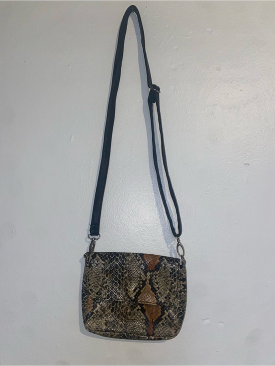 Handbags - Western Mob Luxe Y2K Cowgirl Snake-Print Crossbody Bag in Brown‎ & Black